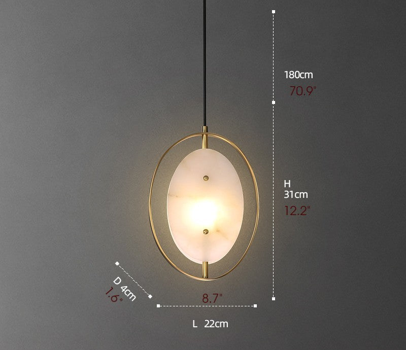 MIRODEMI® Luxury Shining LED Pendant Light for Bedroom, Dining Room, Kitchen