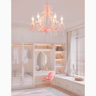 MIRODEMI® Kids' Bedroom Candle Shaped Chandelier – Stylish Modern Design for Children’s Rooms