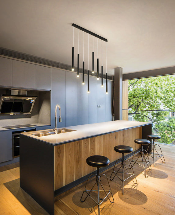 MIRODEMI® Burgdorf | Black Pendant Lamp in a Nordic Style for Kitchen