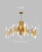 Mirodemi® Gold/Black Postmodern LED Chandelier For Living Room, Lobby, Restaurant 36 lights - Dia102.1xH70.1cm / Dia40.2xH27.6" / Warm light / Gold