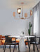 MIRODEMI® Posh Modern Art-Deco Multilayer Droplight Rose Gold Ceiling Led Chandelier 4 Branches / Cool light