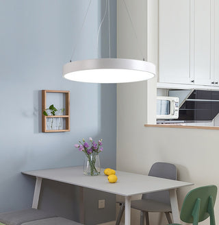 La Turbie | Black & White Thin Round Pendant Lamp