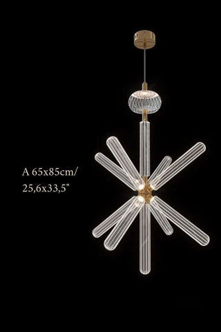 Plascassier | Creative Glass Chandelier For Staircase