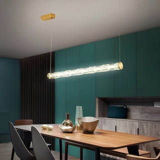 Aiello del Friuli | Luxury Copper LED Pendant Light for Green Dining Room