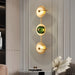 Modern|Gold|Green|Round|Industrial|Wall|Sconce|Luxury|Elegant