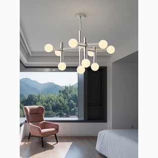 Alcobendas | Chandelier in the Shape of a Glass Ball in a Bauhaus Style for Living Room