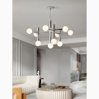 Alcobendas | Chandelier in the Shape of a Glass Ball in a Bauhaus Style for Living Room