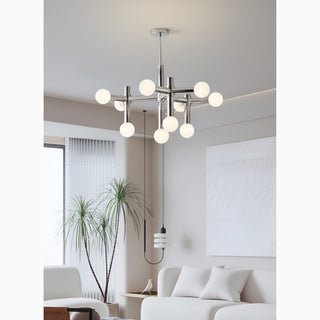 Alcobendas | Chandelier in the Shape of a Glass Ball in a Bauhaus Style for Living Room