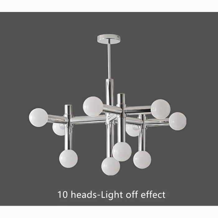 Alcobendas | Chandelier in the Shape of a Glass Ball in a Bauhaus Style for Living Room