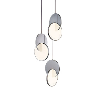 Alezio | Round Stainless Steel Hanging Light Fixture