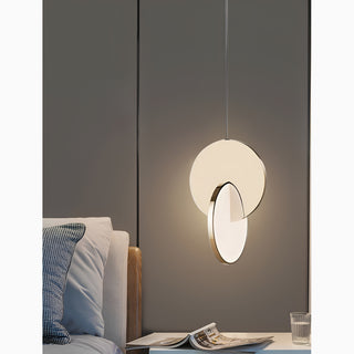 Alezio | Round Stainless Steel Hanging Light Fixture