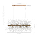 Alfedena | Dandelion-shaped Nordic Loft Chandelier