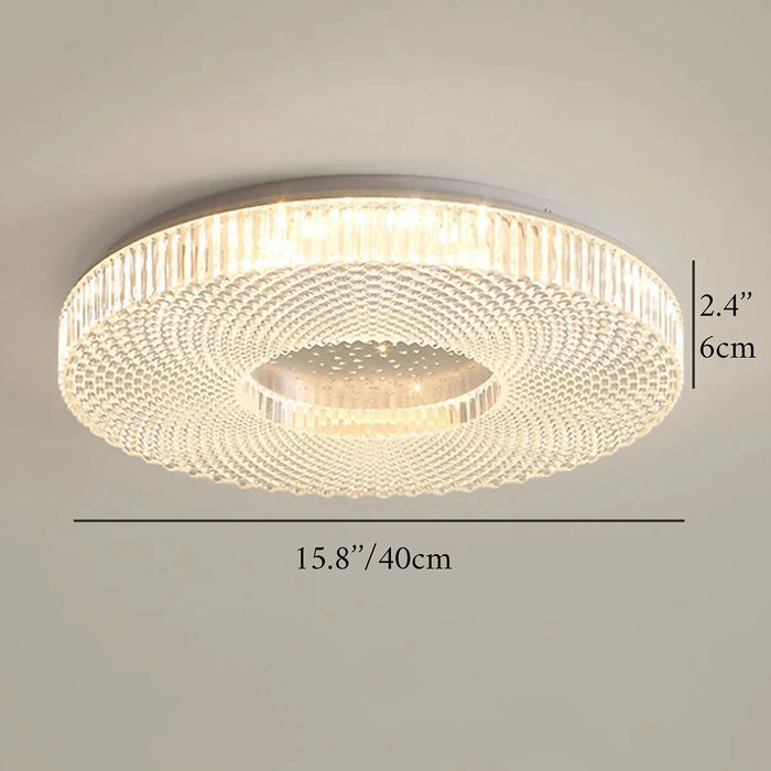 MIRODEMI® Alia | Modern Round Ceiling Chandelier for Sophisticated Home Lighting