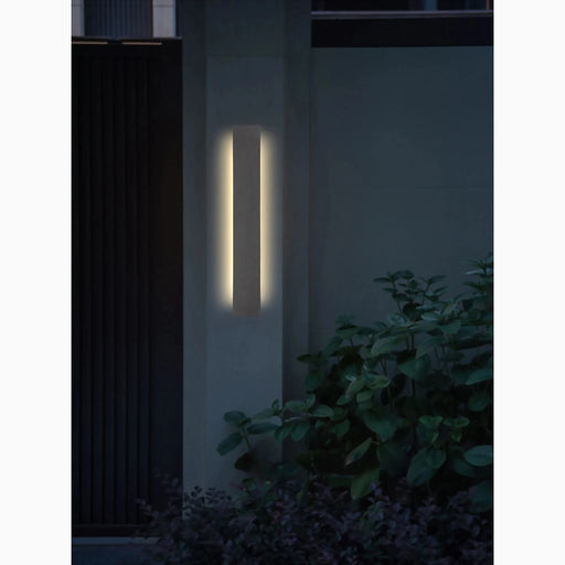 Alice Superiore | Modern Waterproof Limestone Outdoor Wall Sconce from Mirodemi for Porch, Garden, Entrance, Terrace | LED Light | Luxury Lighting | Outdoor Wall Lamp|