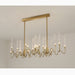 Altare | Icicle-shaped Gold Rectangle Crystal Exclusive Chandelier