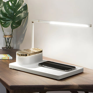 Smart|Charger|Bluetooth|Black|White|Dimmable|Table|Lamp