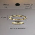 Antwerpen | Ring Gold Crystal Chandelier for Living Room