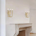 Candle-Shaped Golden Wall Sconce from Mirodemi for Home Decor