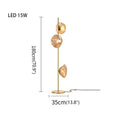 Artistic|Glass|LD|Foor|Table|Modern|Elegant|Luxury|Lamp|Amber|Gold