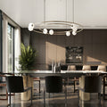 Baia e Latina | Planet Orbit Glass Ball LED Pendant Lamp for Living Room, Bedroom, Room