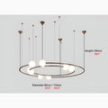 Baia e Latina | Planet Orbit Glass Ball LED Pendant Lamp for Living Room, Bedroom, Dining Room, Parameters