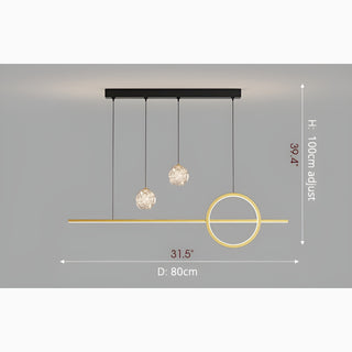 Bajardo | Creative LED Pendant Light in a Nordic Style for Dining Room, Kitchen