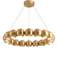 MIRODEMI Belgodere | Gold/Silver Modern Balls Hanging Chandelier Gold