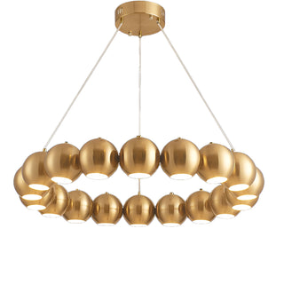 MIRODEMI Belgodere | Gold/Silver Modern Balls Hanging Chandelier Gold