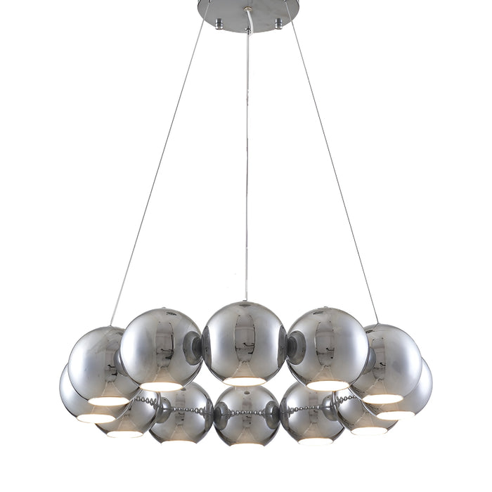 Belgodere | Gold/Silver Modern Balls Hanging Chandelier