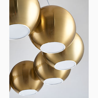 MIRODEMI Belgodere | Gold/Silver Modern Balls Hanging Chandelier Details