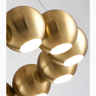 MIRODEMI Belgodere | Gold/Silver Modern Balls Hanging Chandelier Details