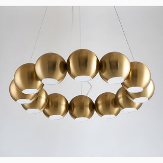 MIRODEMI Belgodere | Gold/Silver Modern Balls Hanging Chandelier for Home