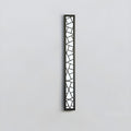 MIRODEMI Black Creative Design Outdoor Waterproof Aluminum LED Tall Wall Lamp For Villa | luxury lighting | Creative style | Vertical outdoor lamp | 