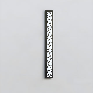 MIRODEMI Black Creative Design Outdoor Waterproof Aluminum LED Tall Wall Lamp For Villa | luxury lighting | Creative style | Vertical outdoor lamp | 