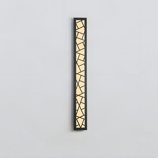 MIRODEMI Black Creative Design Outdoor Waterproof Aluminum LED Tall Wall Lamp For Villa | luxury lighting | Creative style | Vertical outdoor lamp | 