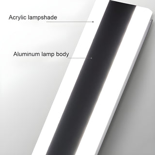 Waterproof Black LED Wall Lamp with App Control | High-Quality Outdoor Lighting | Aluminum and Acrylic Build