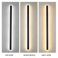 MIRODEMI Black/White/Gold Outdoor Waterproof Tall Aluminum LED Wall lamp For Garden | Outdoor lighting | LED Light | Vertical Lamp |