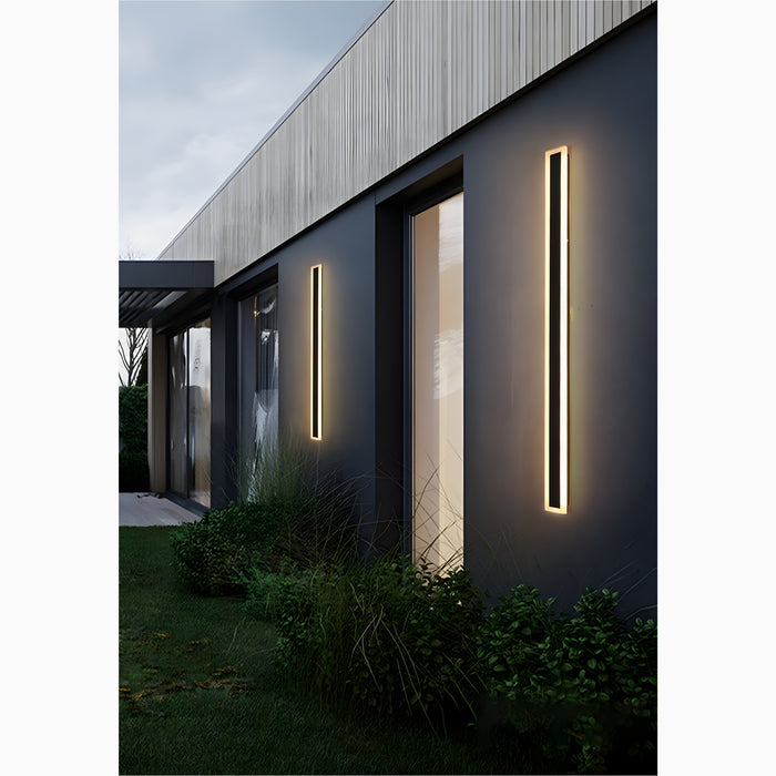 MIRODEMI Black/White/Gold Outdoor Waterproof Tall Aluminum LED Wall lamp For Garden | Outdoor lighting | LED Light | Vertical Lamp |