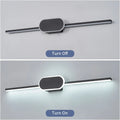 White|Black|LED|Wall|Lamp|Line|Round|Oval|Bathroom|Mirror|Living|Bedroom