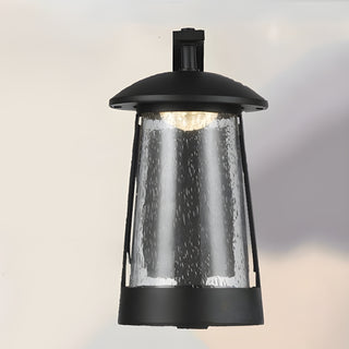 MIRODEMI Black Waterproof Outdoor Anti-corrosion LED Wall Lamp for Garden, Porch | Luxury outdoor lighting | Stylish Design | 