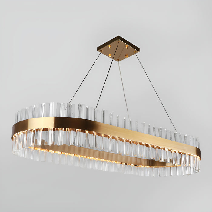 Bormida | Luxurious Modern Crystal Cute Oval Chandelier