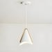 MIRODEMI Breil-sur-Roya Scandinavian Style White Metal and Wooden LED Pendant Chandelier For Modern Living Room Decor