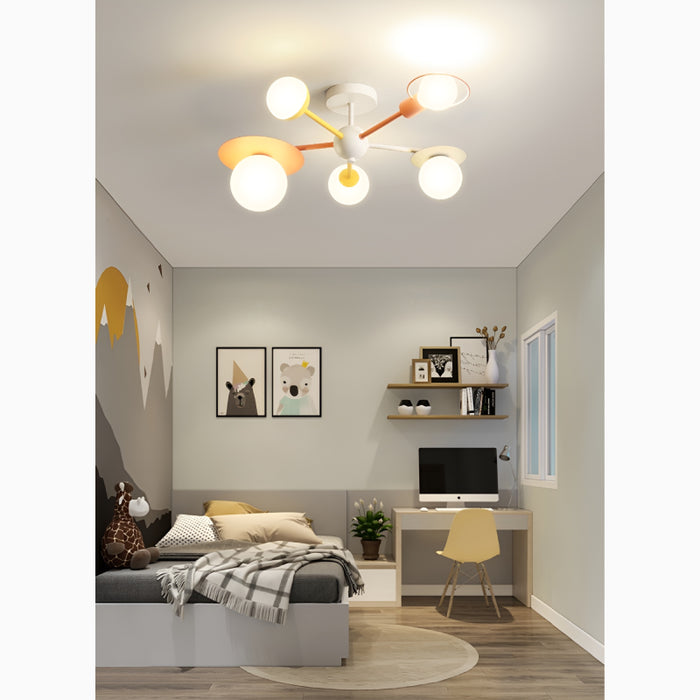 Cadelbosco di Sopra | Colorful Ceiling Lights for Children's Bedroom