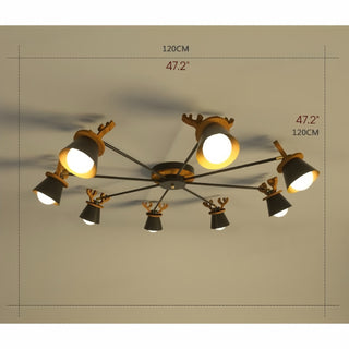 Cap-d'Ail | Creative Ceiling Light with Deer Antlers Design