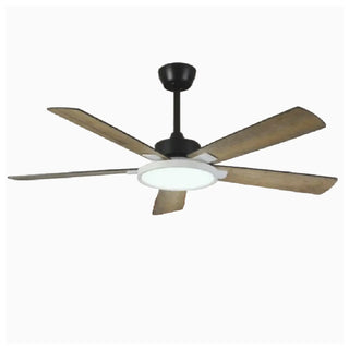 Ceiling Classy LED Fans for Home with Wooden Blades and Remote Control | 52"