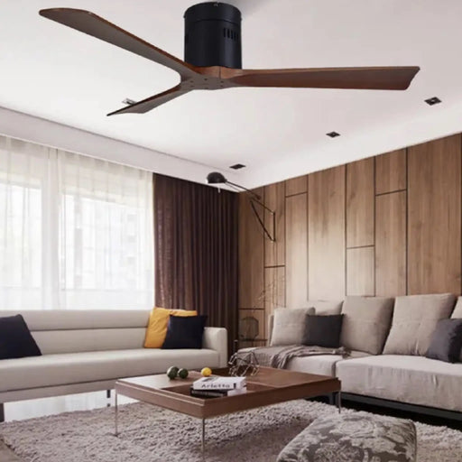 Ceiling Fan Classy Lamp with Plastic Blade and Remote Control | 52"