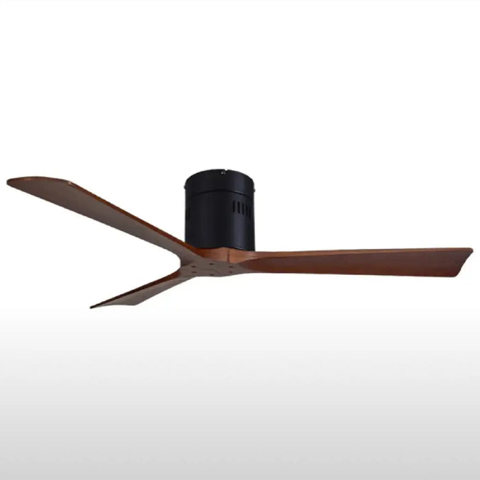 Ceiling Fan Lamp with Wooden Blade and Remote Control | 52"
