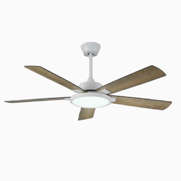 Ceiling LED Fans for Home with Wood Blades and Remote Control | 52"