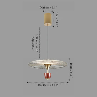 Engelberg | Chandelier in the Shape of Art Flower Umbrella