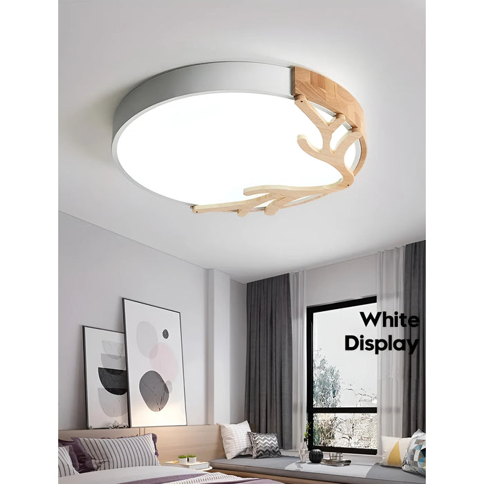 Modern|Nature|LED|Lamp|Chandelier|Bedroom|Living|Wood|White